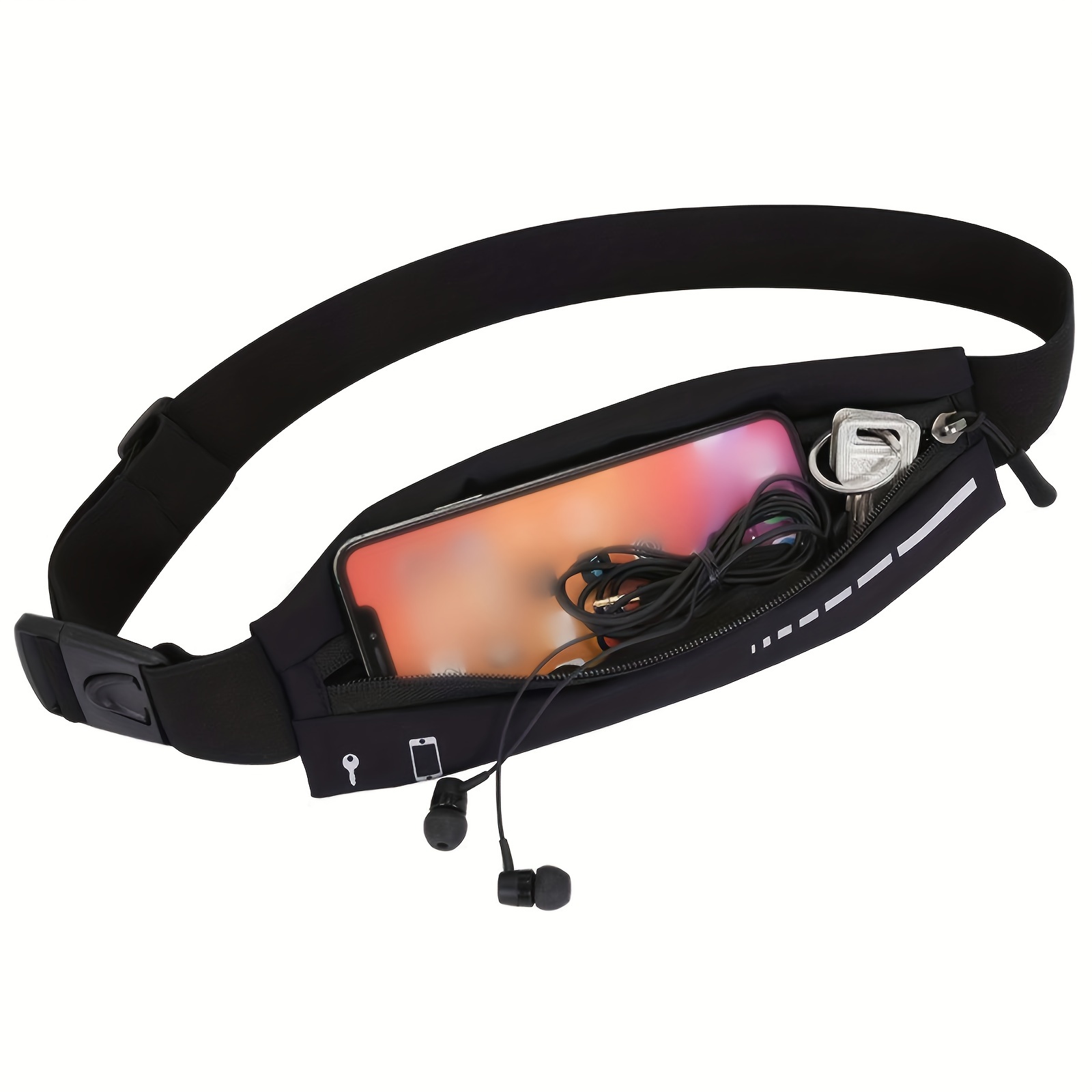 

: 1pc Ultra-thin Running Waist Bag For Men And Women