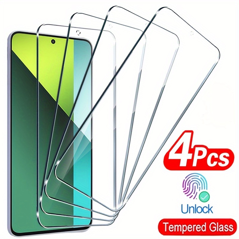 

4pcs Premium A+ Tempered Glass Screen Protector For Xiaomi Note 14 11s 11 Pro + 10s 10c 12c 13c 13t 14t Touch Sensitive Shatterproof