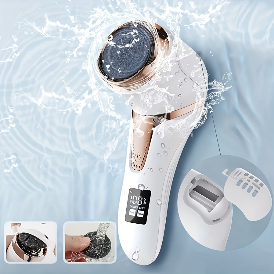 Rechargeable Electric Callus Remover with Dander Vacuum Cleaner - Professional Foot Care Kit with LCD Display, 2 Speeds, and Multiple Heads for Dead Light Beige Removal, Father's Day Gift 15 Rechargeable Electric Callus Remover with Dander Vacuum Cleaner - Professional Foot Care Kit with LCD Display, 2 Speeds, and Multiple Heads for Dead Light Beige Removal, Father's Day Gift