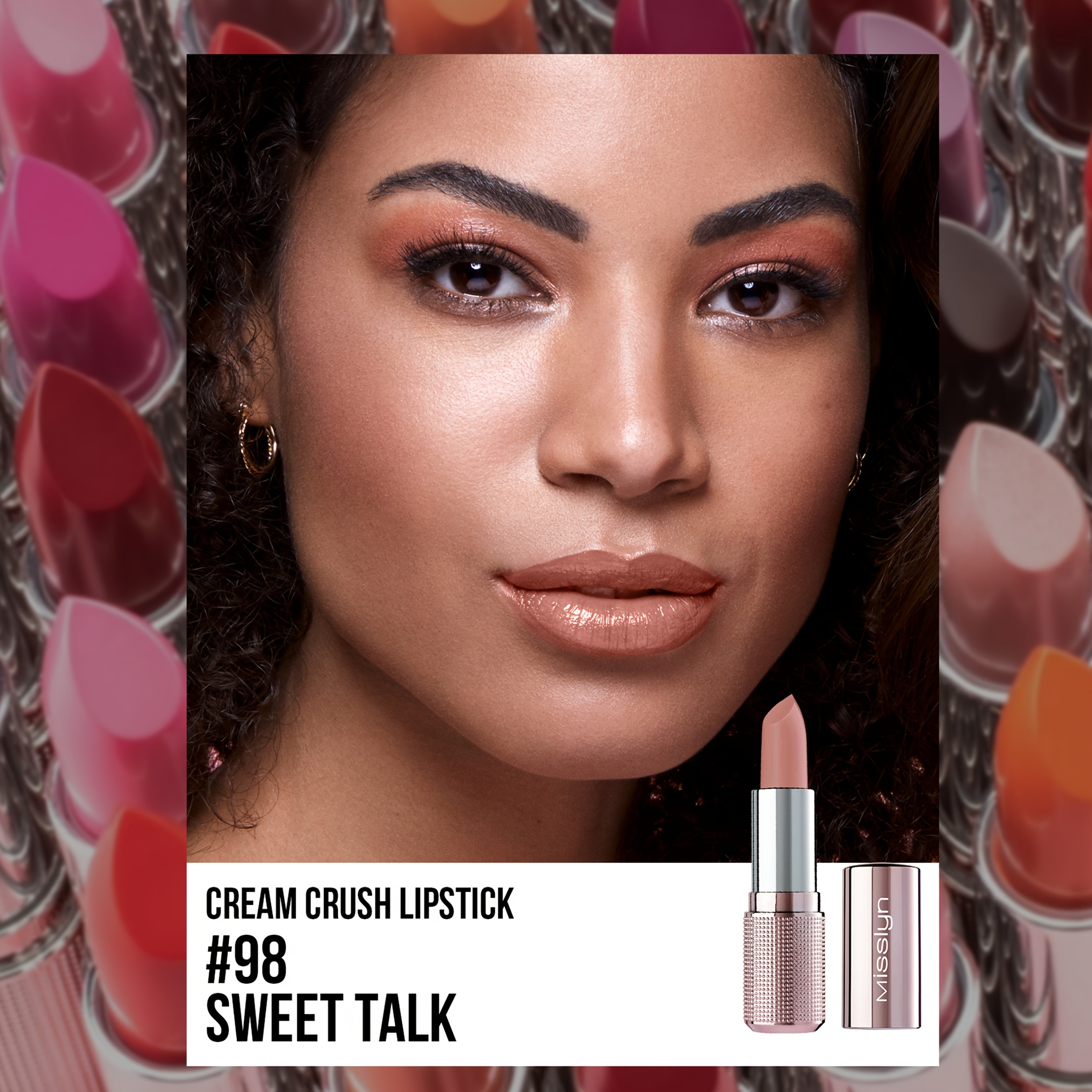 CREAM CRUSH LIPSTICK, Cream Effect, Matte, High Color Rendering, Moisturizing, Stain Resistant, Long-lasting, Portable, Party, Camping, Outdoors, Traveling, Gifts, Daily, Valentine's Day, Mother's Day, Back to School Essentials, Halloween, Christmas