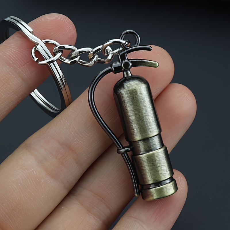 mini fire extinguisher keychain funky alloy keyring Temu Germany