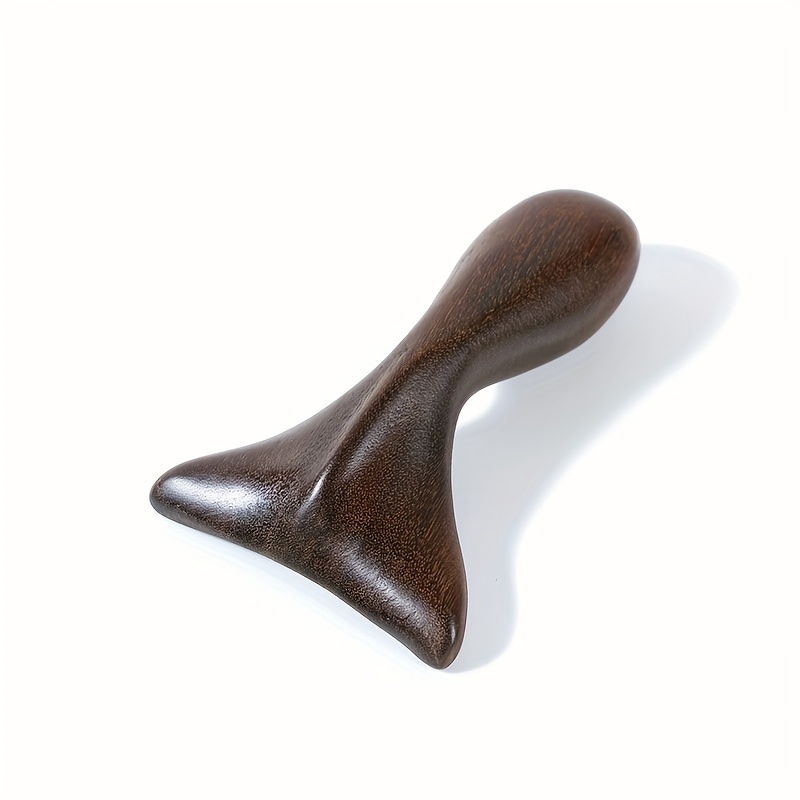 Foot Massager - Sandalwood Scraping Shovel, Fish Tail Shaped Scraping Board With Handle, Solid Wood Integrated, Neck, Legs, Whole Body, Sole