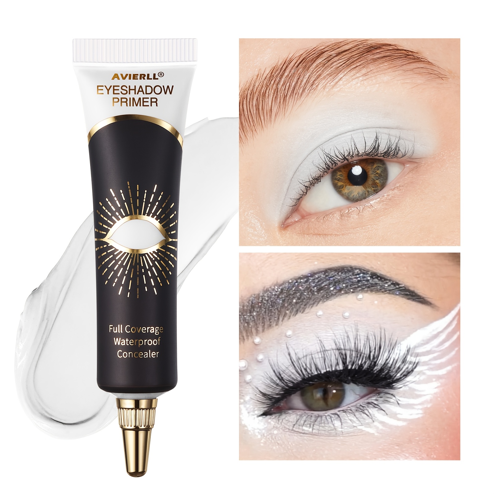 eye shadow primer long lasting waterproof eye   full coverage concealer for face the perfect   for womens easter makeup looks   1pc with 6 colors   6pcs set Product details 4