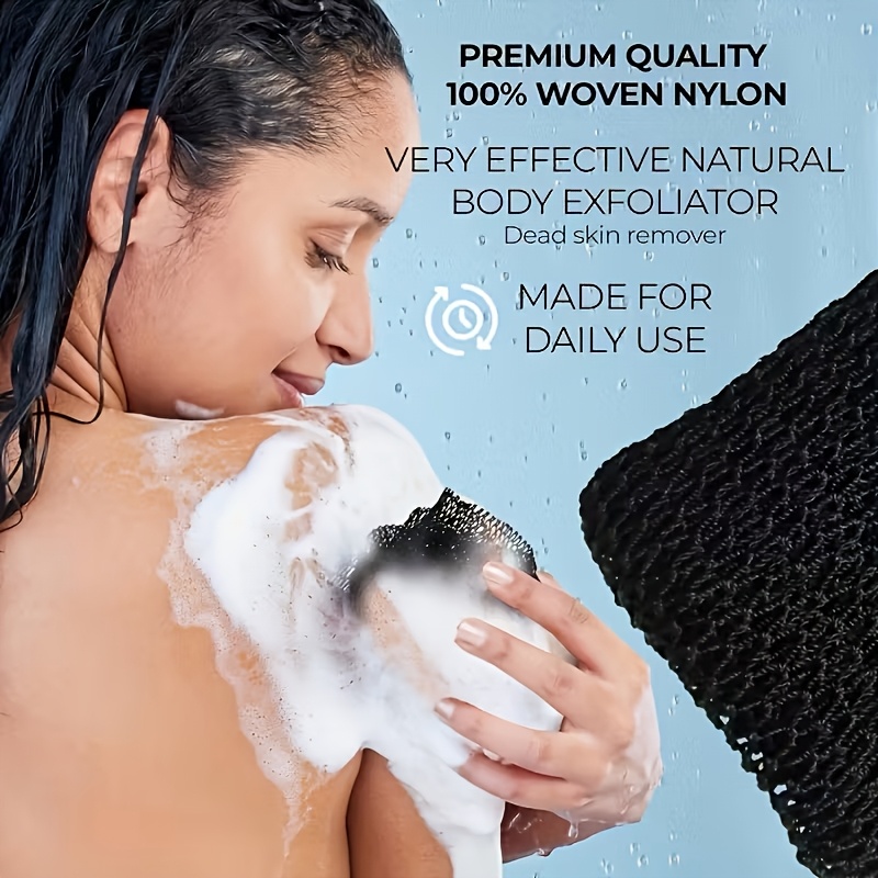 5pcs Colorful African Exfoliating Net Body Scrubber Set