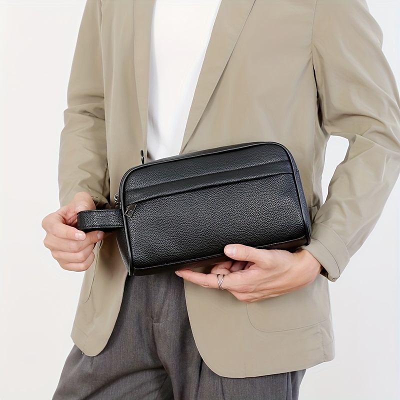 1pc *'s Clutch Bag Large Capacity High Quality Portable Crossbody Bag  for Business Travel, Work Daily Leisure, Durable High-Quality Material 