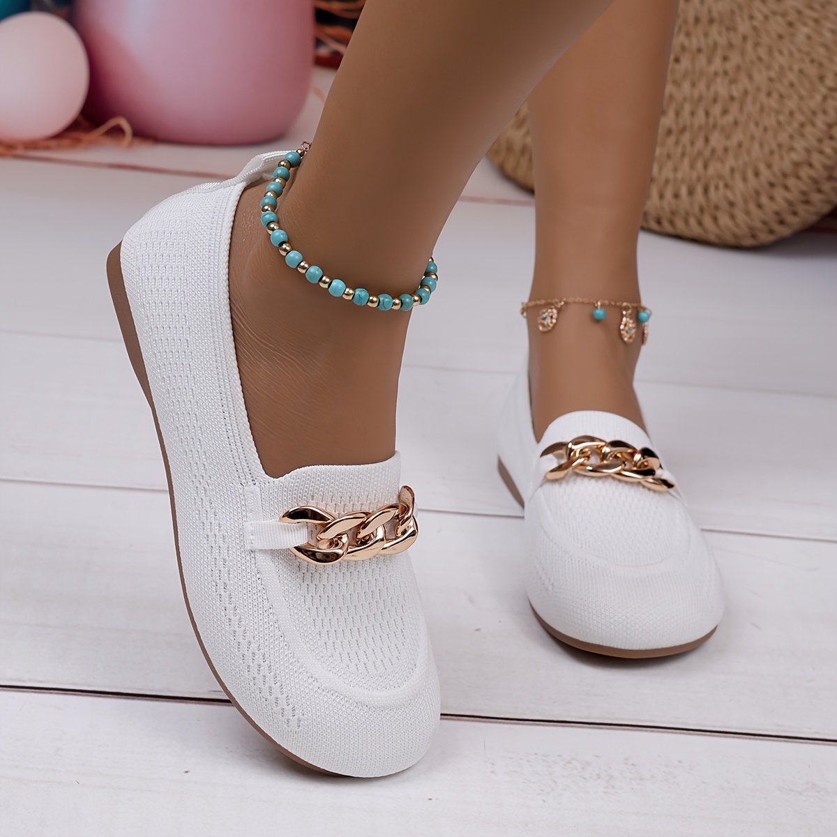 Cross Border Plus Size Trendy And Fashionable Women's Flat Bottomed Comfortable Women's Soft And Breathable Small Single Shoes, Women Shoes