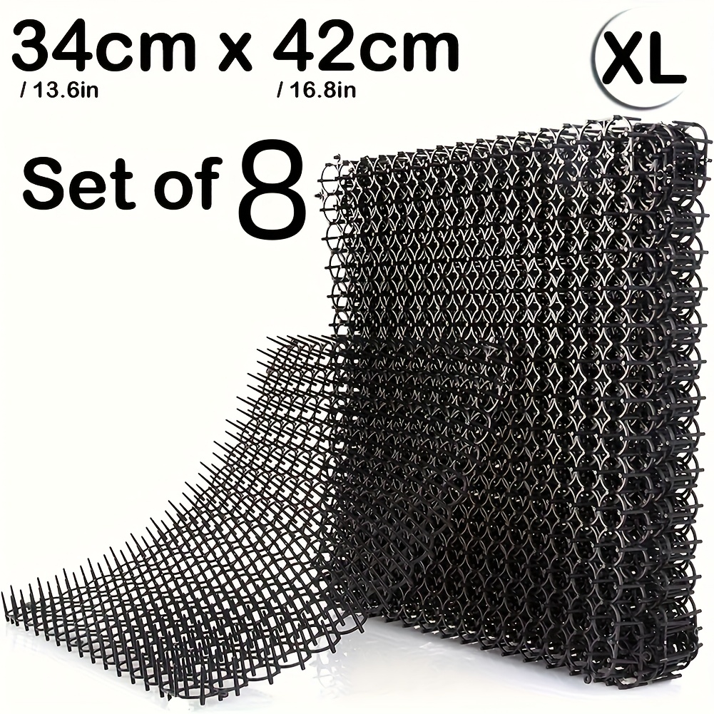 45large width cat netting   mat anti   scat mat with ground spikes cable ties for deterrents garden digging repellent mats durable plastic mesh eyecatching design cat repellent mat