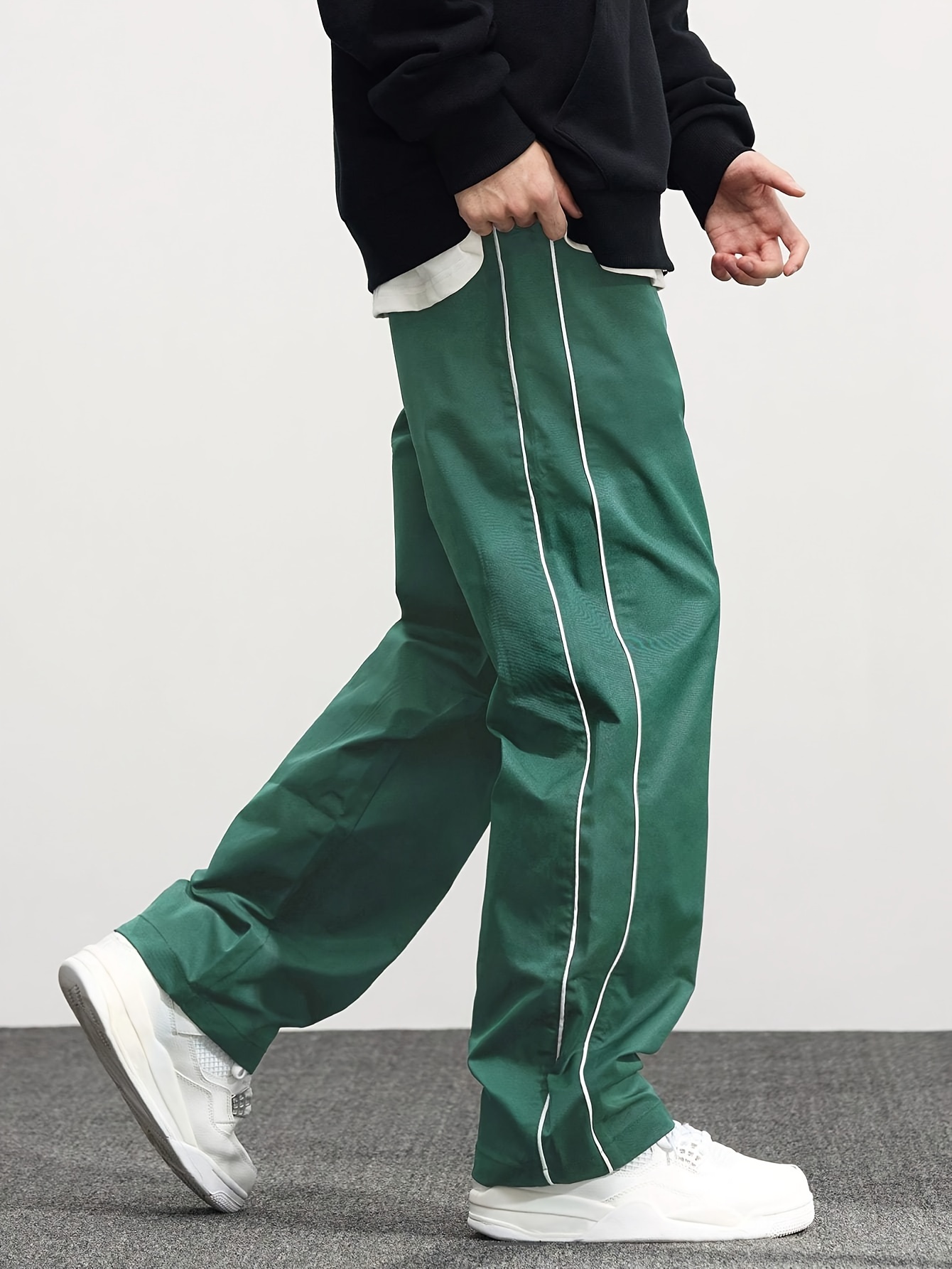 *'* Loose-Fit Pants With Pockets And Stylish * Casual Breathable  Comfortable Drawstring Long Trousers * Outdoor Activities,