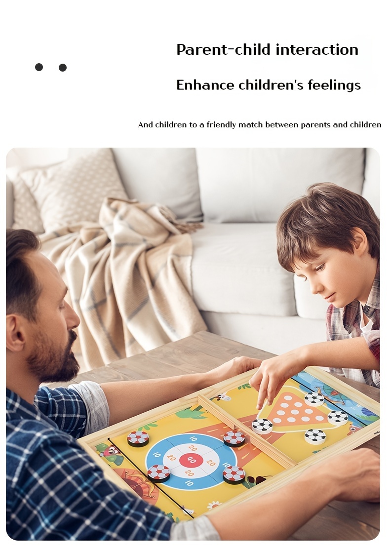 Luxurious 5-in-1 Color Wooden Tabletop Game Set for 2025 - Dual Function Multi-Game Board with Table Tennis, Chess, Hockey, Bowling, and Ludo - Ideal for Family Entertainment and Holiday Gift, Family Entertainment Gift|Vibrant Game Design|Durable Wooden Pieces, Game Accessories