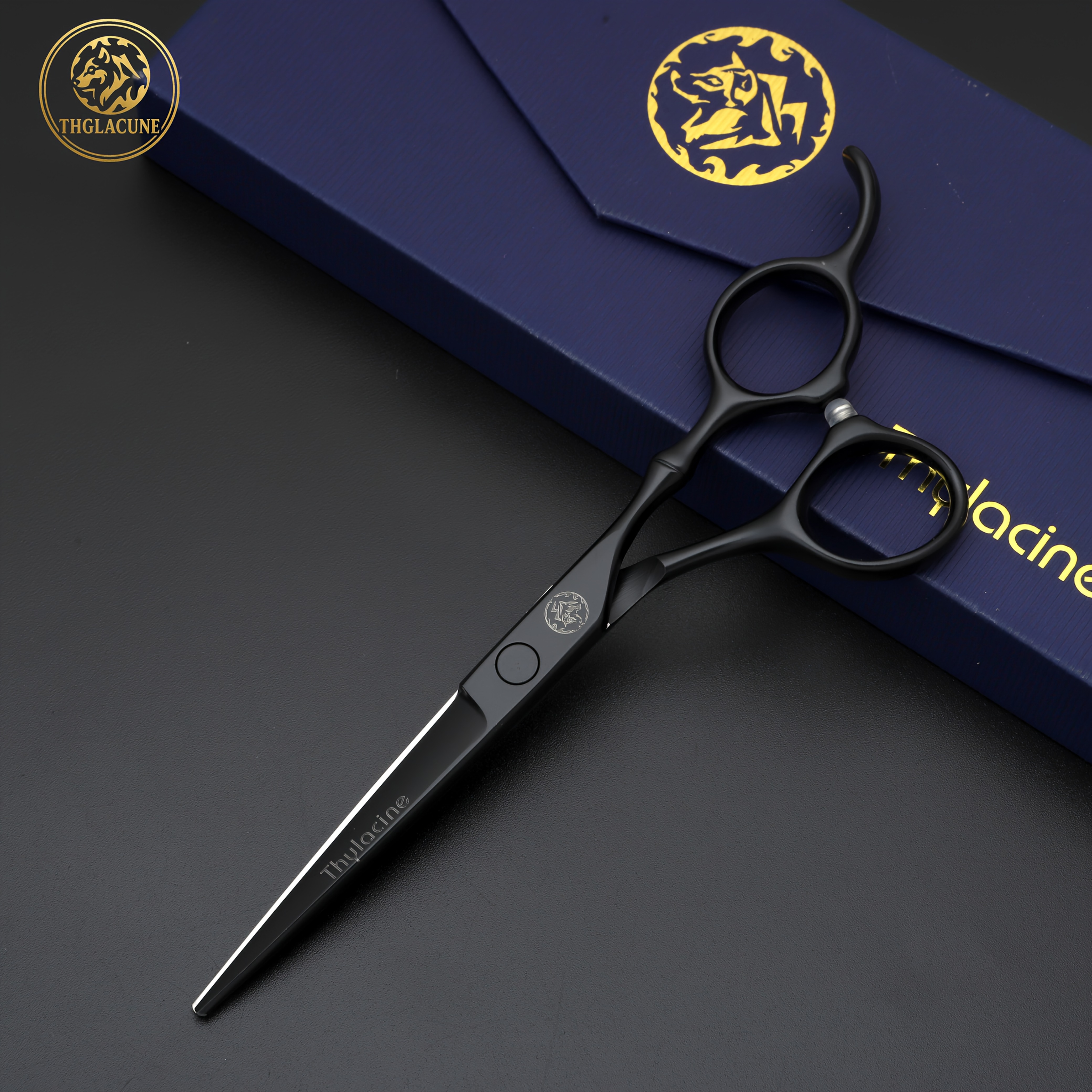 TEMU Thglacune Japanese-designed Premium Hairdressing Scissors - From 440c High-quality , Hand-polished For Long-lasting Razor-like Sharpness That