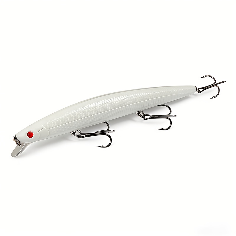 TEMU 1-pack 18cm 24g Floating Minnow Lure, Multiple Colors , Hard Bait For Fish, Long-casting Bionic Lure, Suitable For Freshwater And Saltwater,