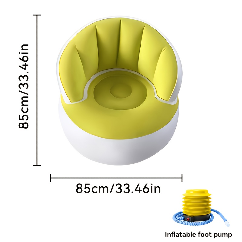 single inflatable sofa backrest portable lazy Temu Australia