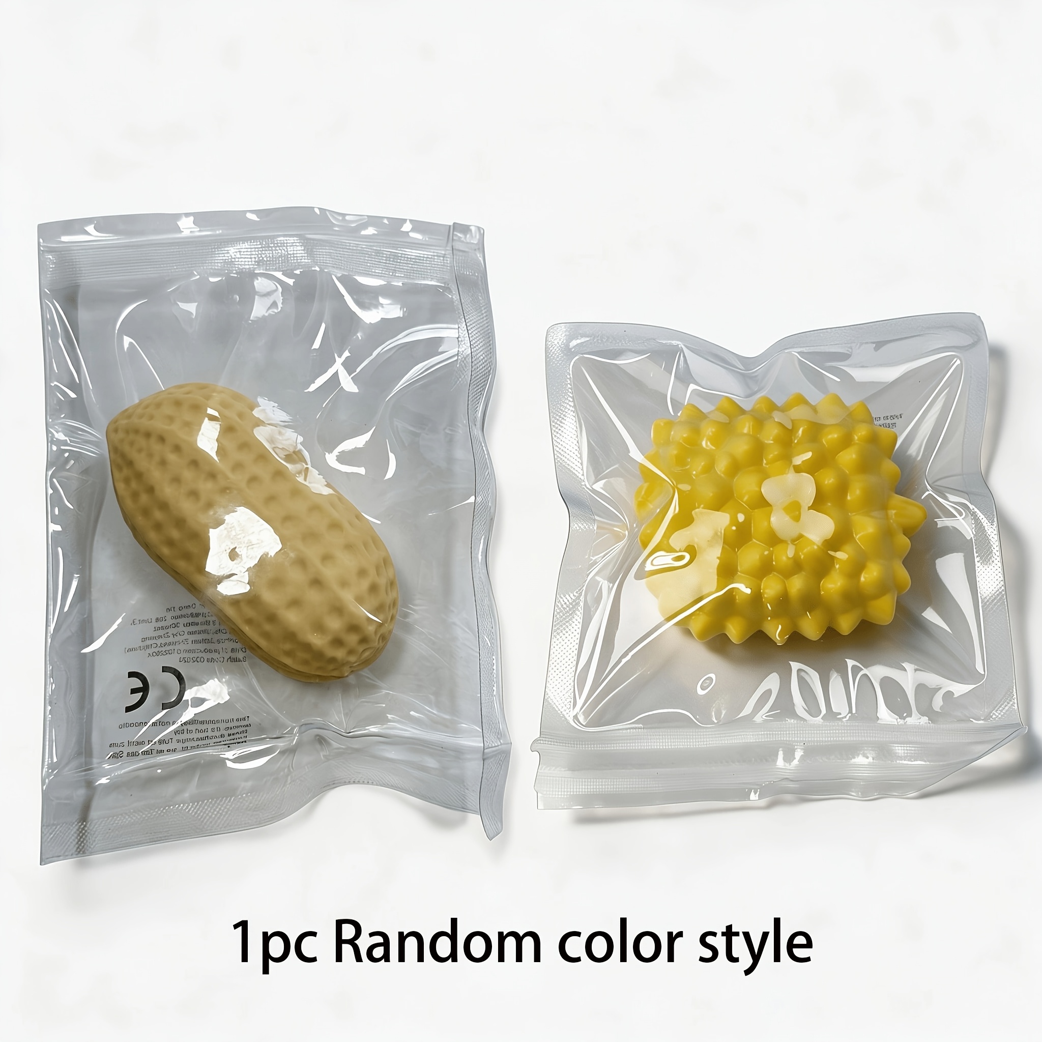 Image of Party Gift Bag Toys, New Peanut Toys, Novelty Toys, Slow-rebound Soft, Fun Desktop Ornaments, Birthday Christmas Halloween Gifts (random Colors)