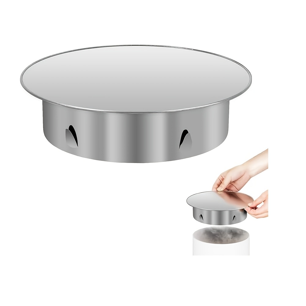 Chimney Hole Cover, 150mm End For Flue Pipe, Round Chimney For Sealing, Suitable For All Common Flue Pipe Wall Liners