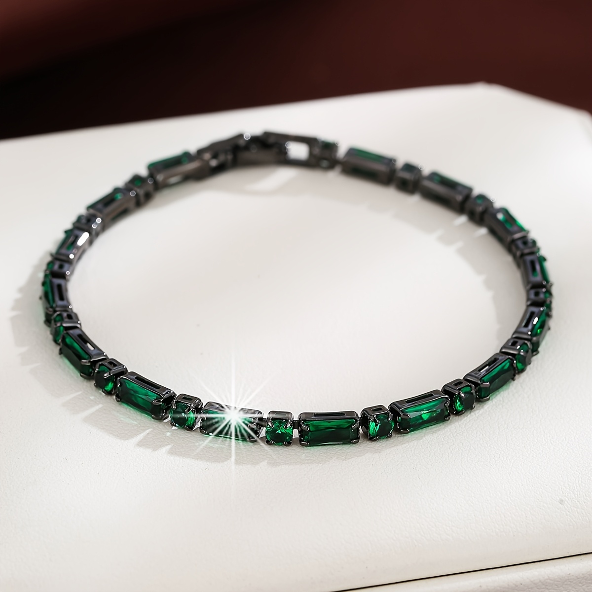 Personalized Zirconia Inlay Bracelet for Her