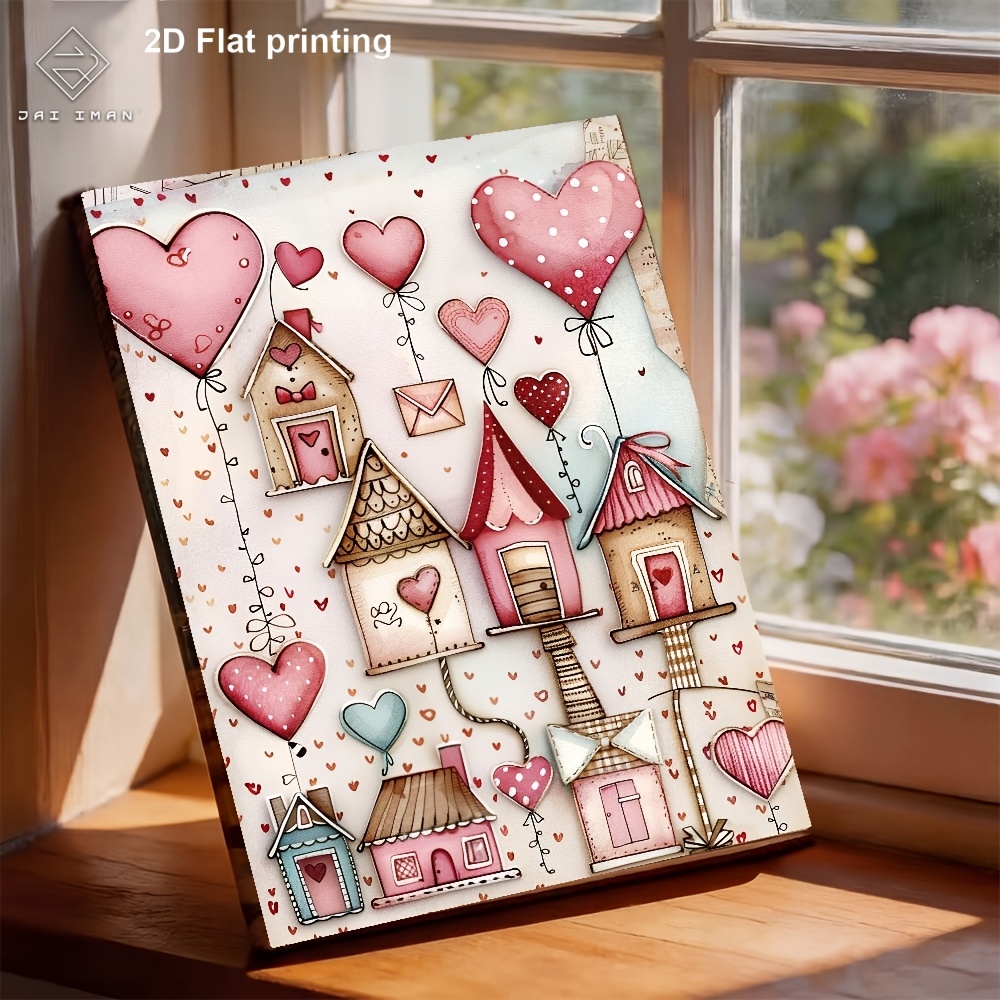 TEMU Jai Iman 96 Pages (non-repeating Patterns) A5 Size 2d Flat Colorful Fairy Tale Style Junk Journal Book For Surprise And Travel Notebook, To-do