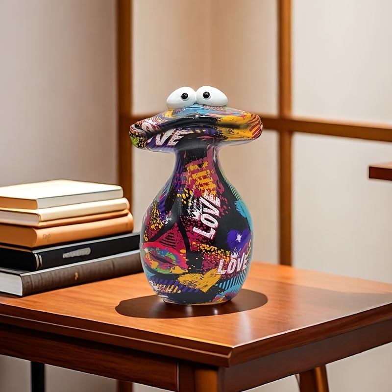 Image of 'love' Frog Resin Sculpture - Decor, Unique Gift For , Perfect For Garden, Bookshelf, Or Living Room, Christmas Decor