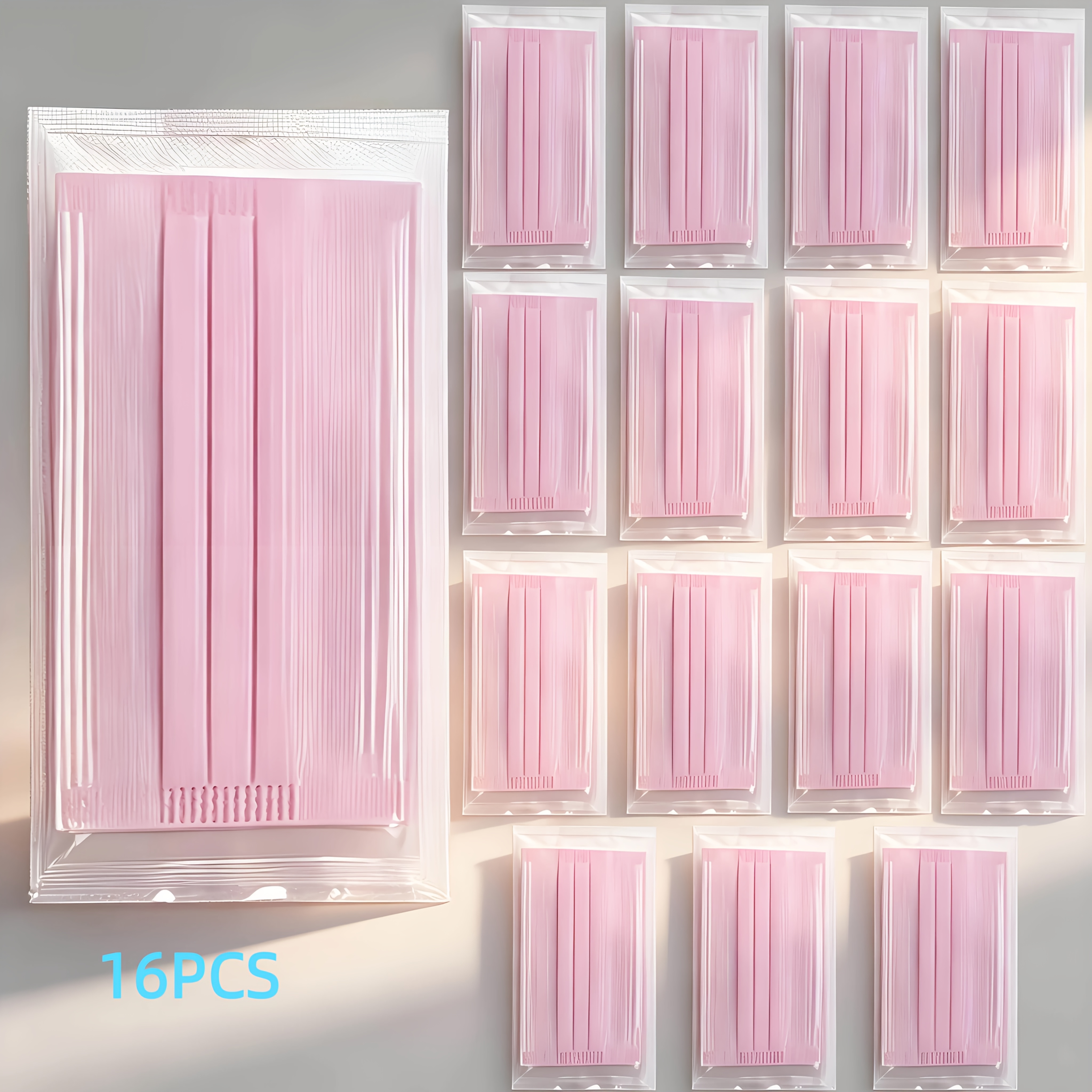 16pcs Adult Disposable Face Masks, Individually Packaged