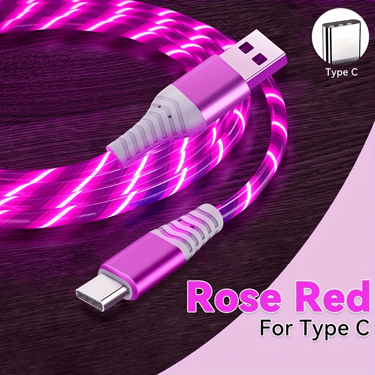 Image of Usb Type-c Fast Charging Cable, 5a Usb Type-c Cable, Usb-c Data Charging Cord, 3.3ft/39.37in, Usb-c Charger Wire Data Cord For Usb-