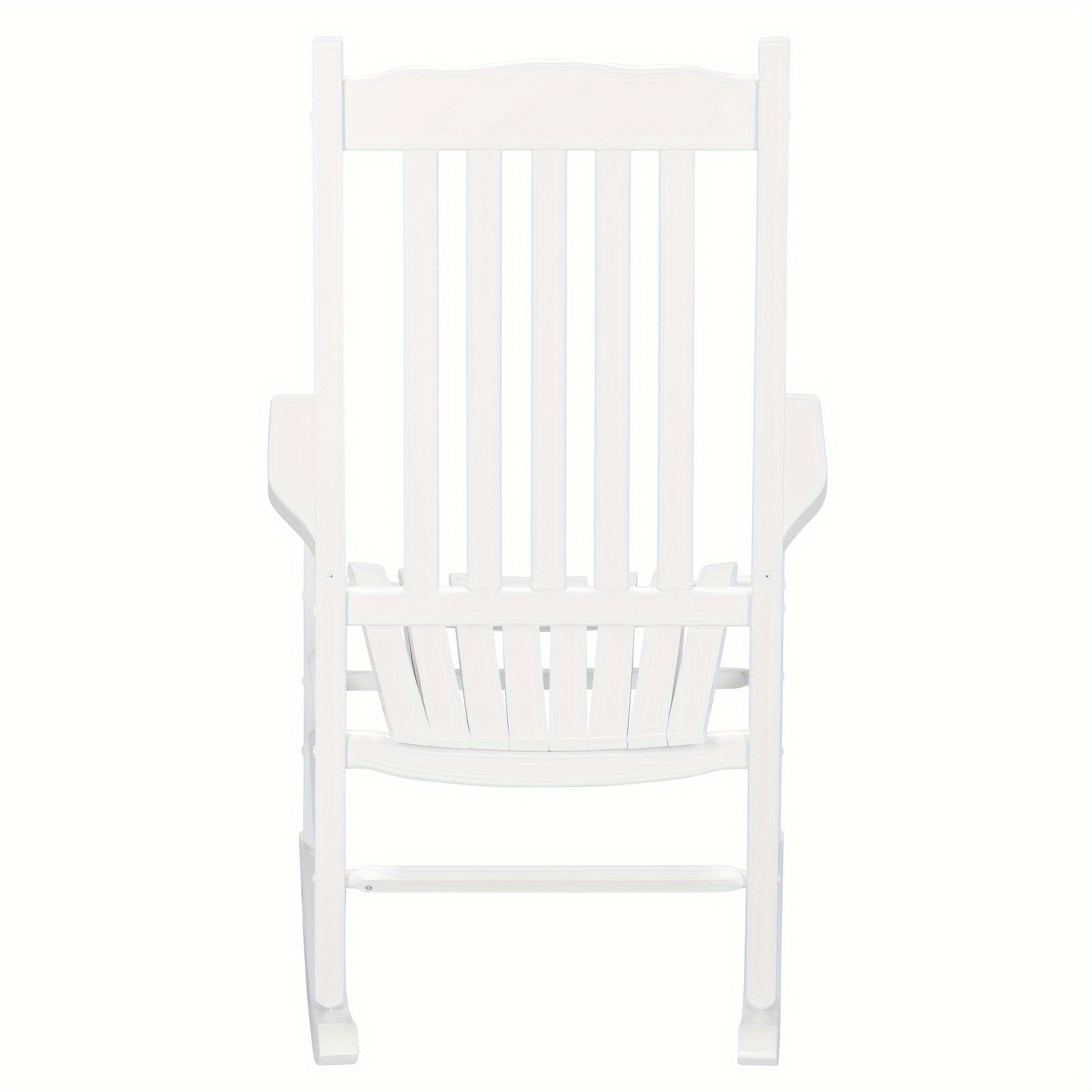 Square Wooden Rocking Chair With Wavy Backrest, Measuring 68.5*86*115cm, In
