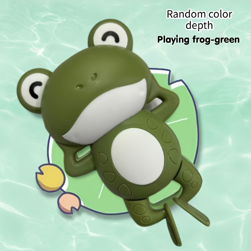 Image of Bath Toys For Children New Baby Bath Swimming Bath Toy Cute Frogs Baby Bath Toy .random Color