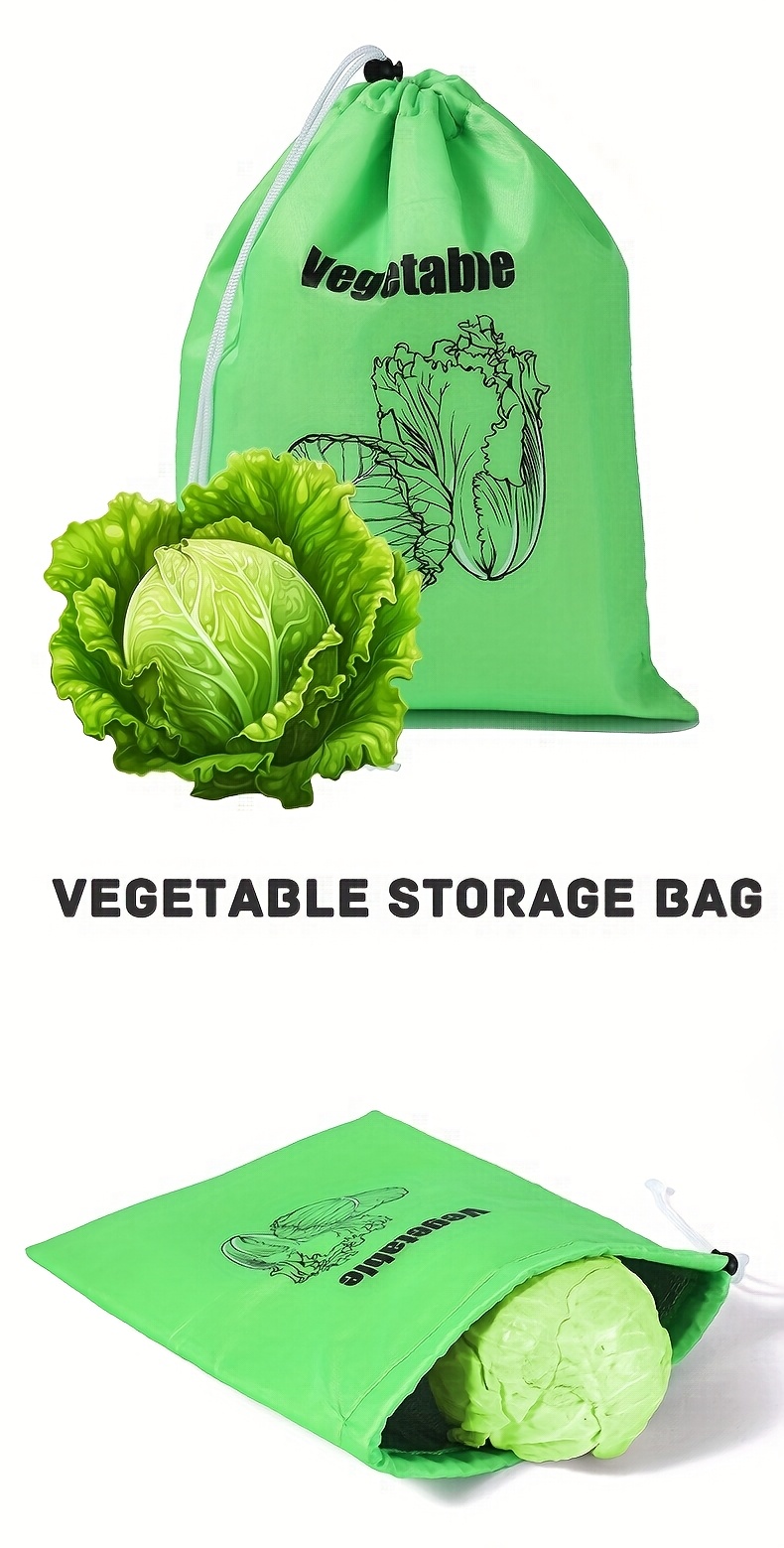 1pc fruit and banana fresh keeping bag with drawstring vegetable fruit and tomato shopping bag storage bag to   and shockproof details 0