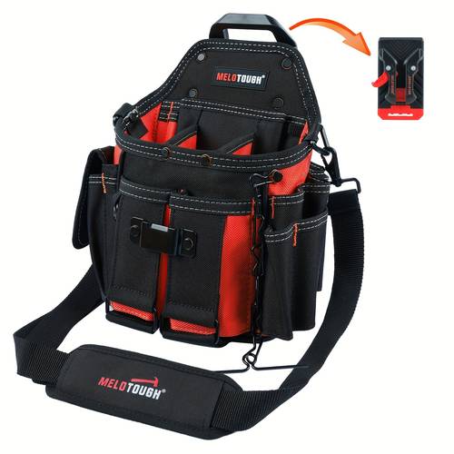 elektriker werkzeug tasche mit schultergurt professionelle 15 werkzeug tasche mit gürtelclip schnell anbringen und freigeben werkzeug tasche