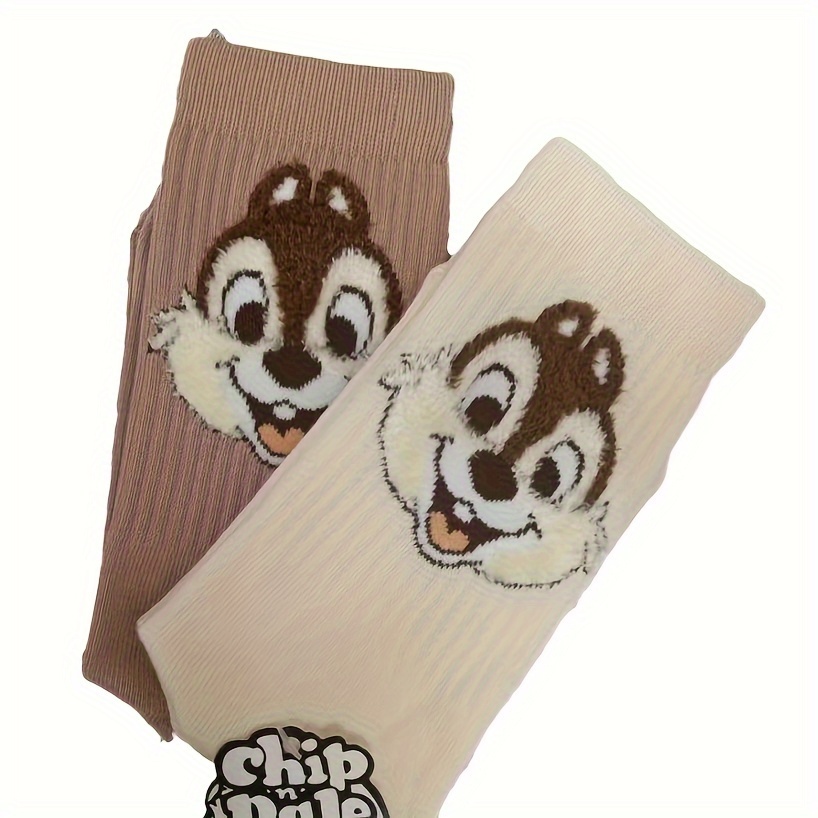 

Of Color Cute Cartoon Velvet Solid Color Socks Student Japanese Mid-calf Socks