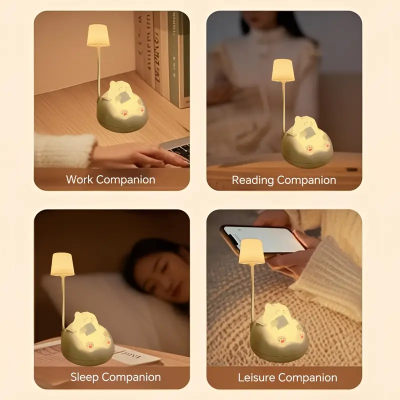 3 brightness levels adjustable usb charging portable night light for bedroom bedside sleep companion led ambient light christmas fathers day mothers day thanksgiving day valentines day birthday festival gift desk lamp Product details 0