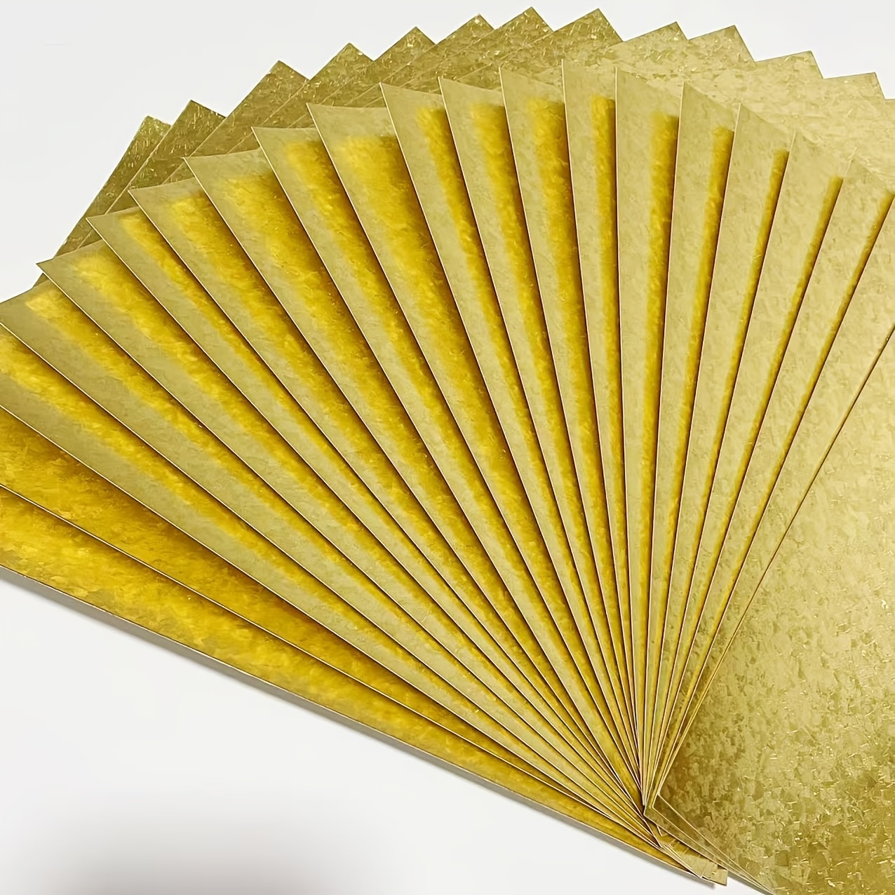 TEMU 12 feuilles de carton rigide à texture de céramique dorée, papier cartonné à texture métallique, papier d'emballage cadeau, papier d'art de
