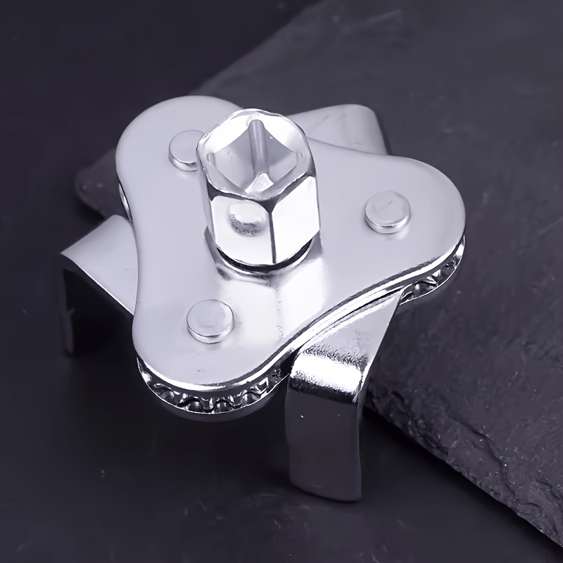 TEMU Nueva Llave Universal para Filtro de Aceite, Llave de Extracción Ajustable, Reparación de Automóviles, Extracción S