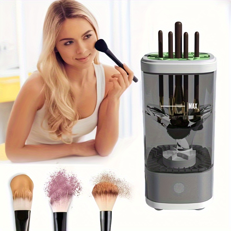 

Electric Makeup Brush Cleaner, Beauty Tool Cleaning Machine, Portable Cosmetic Brush Cleaner And Dryer For Makeup Brushes, Home Beauty And Makeup Tools, Suitable For Families And Travel