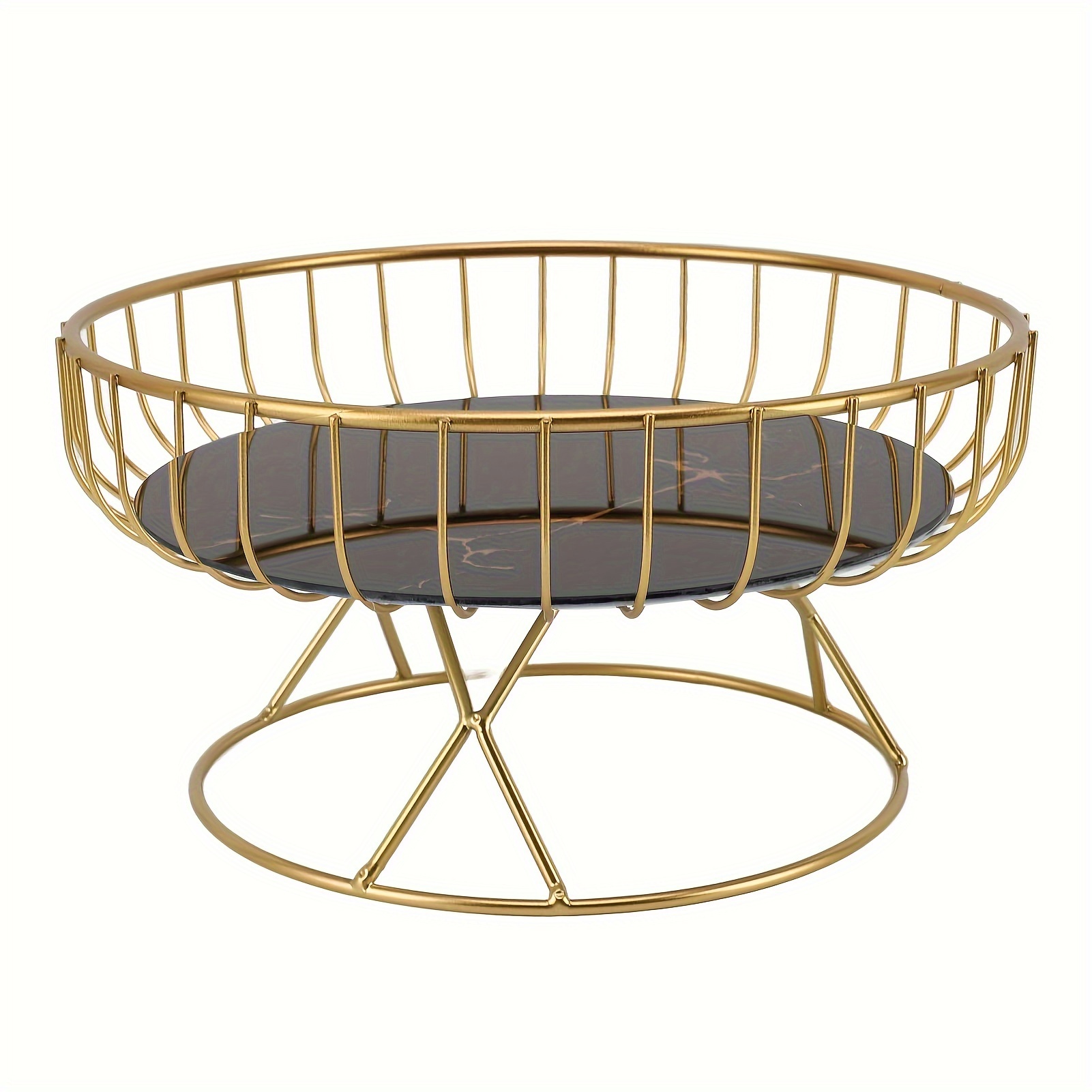Image of 1pc European- Plate, Room Household Fruit Basket Afternoon Tea Candy Dessert Tray, Wedding, Birthday, Party Thanksgiving Supplies