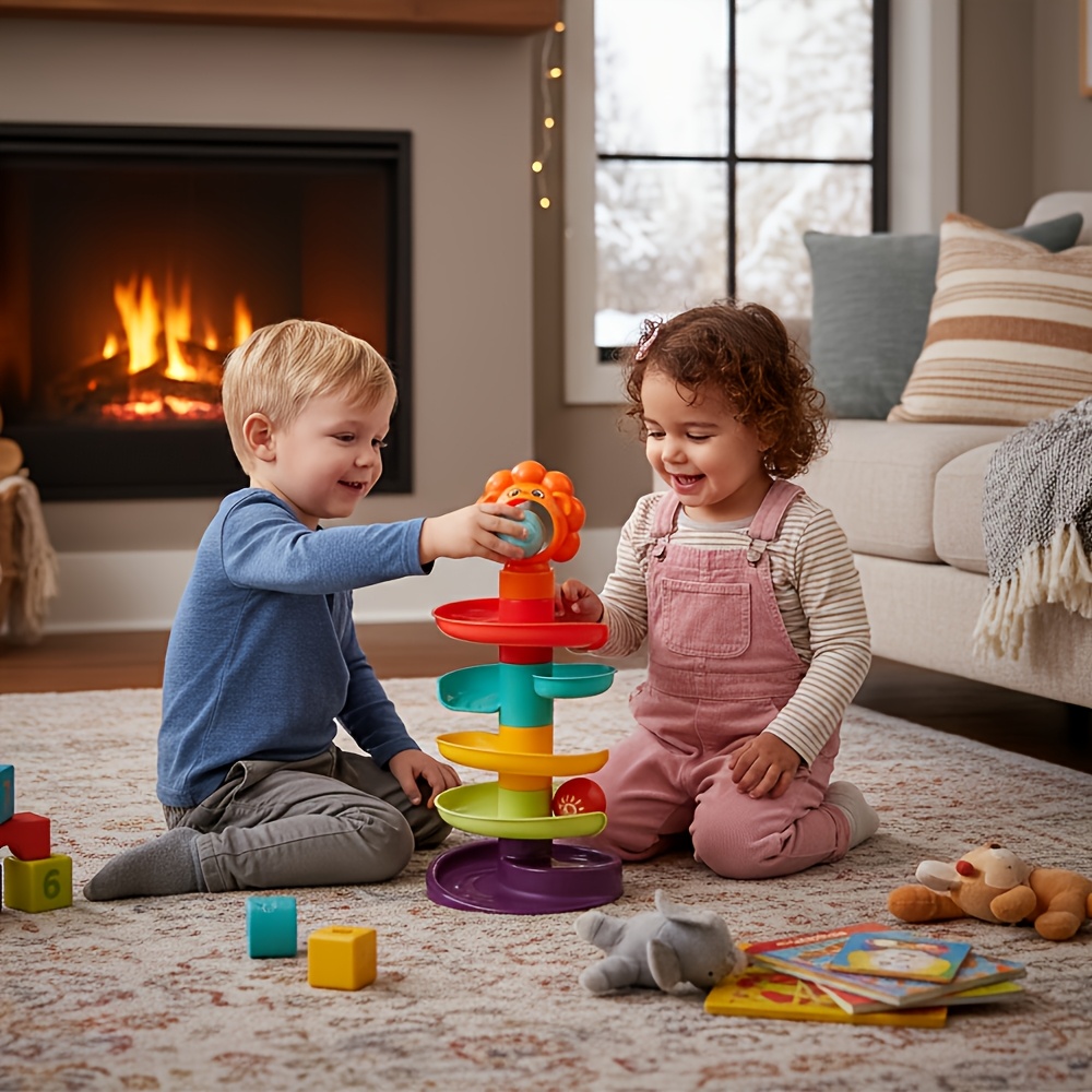 Educational Fun Track Ball Tower, Rolling Ball Spinning Toy