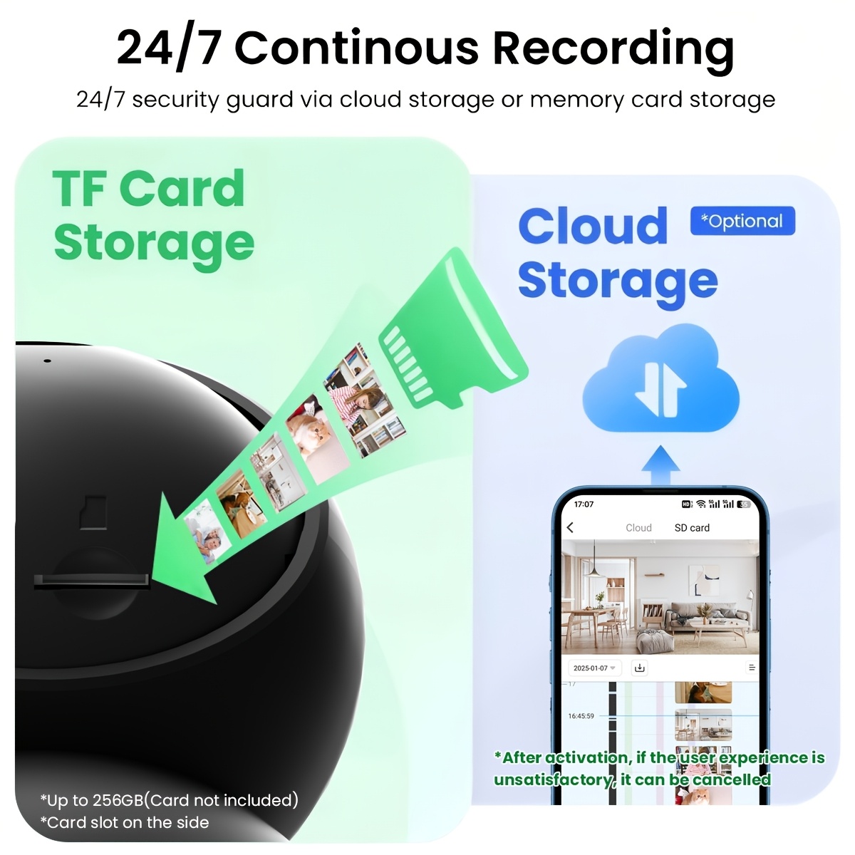 360° PTZ Indoor Security Camera with Dual-Band, 4MP Wireless Smart Camera, 5G/2.4G Wifi, Night Vision, Two-Way Audio, AI Motion Detection, Alarm Notifications, Great for Homes - an Excellent Gift for Christmas, Thanksgiving, And Halloween - Black
