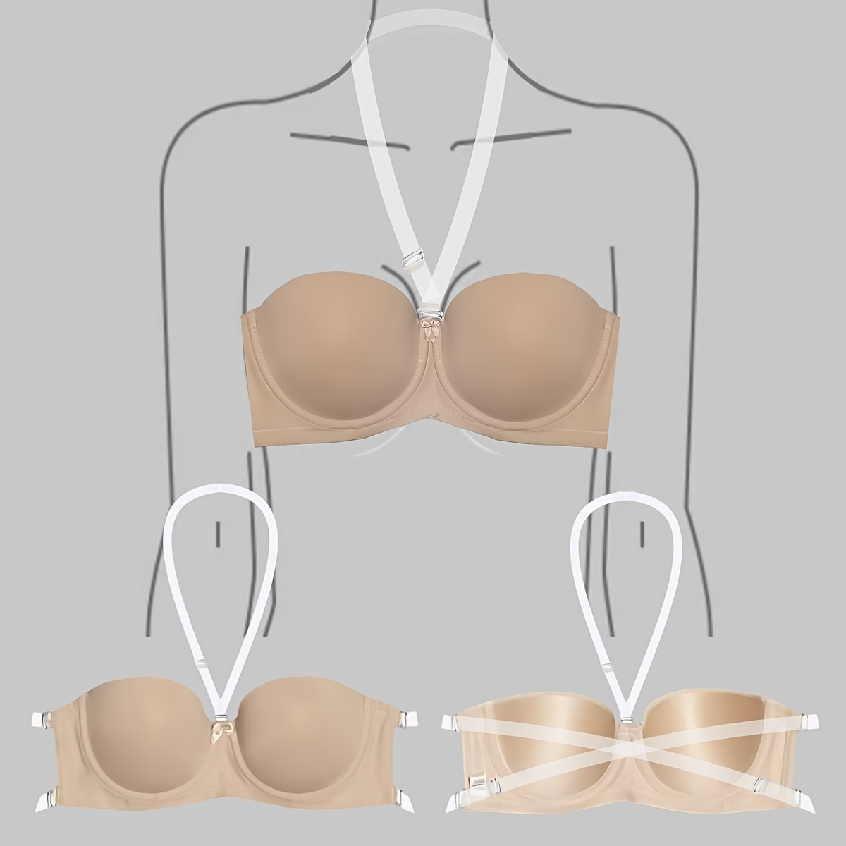 bra for backless halter dress sold on Temu United States no-returns:2025_07_15_2025_07_30
