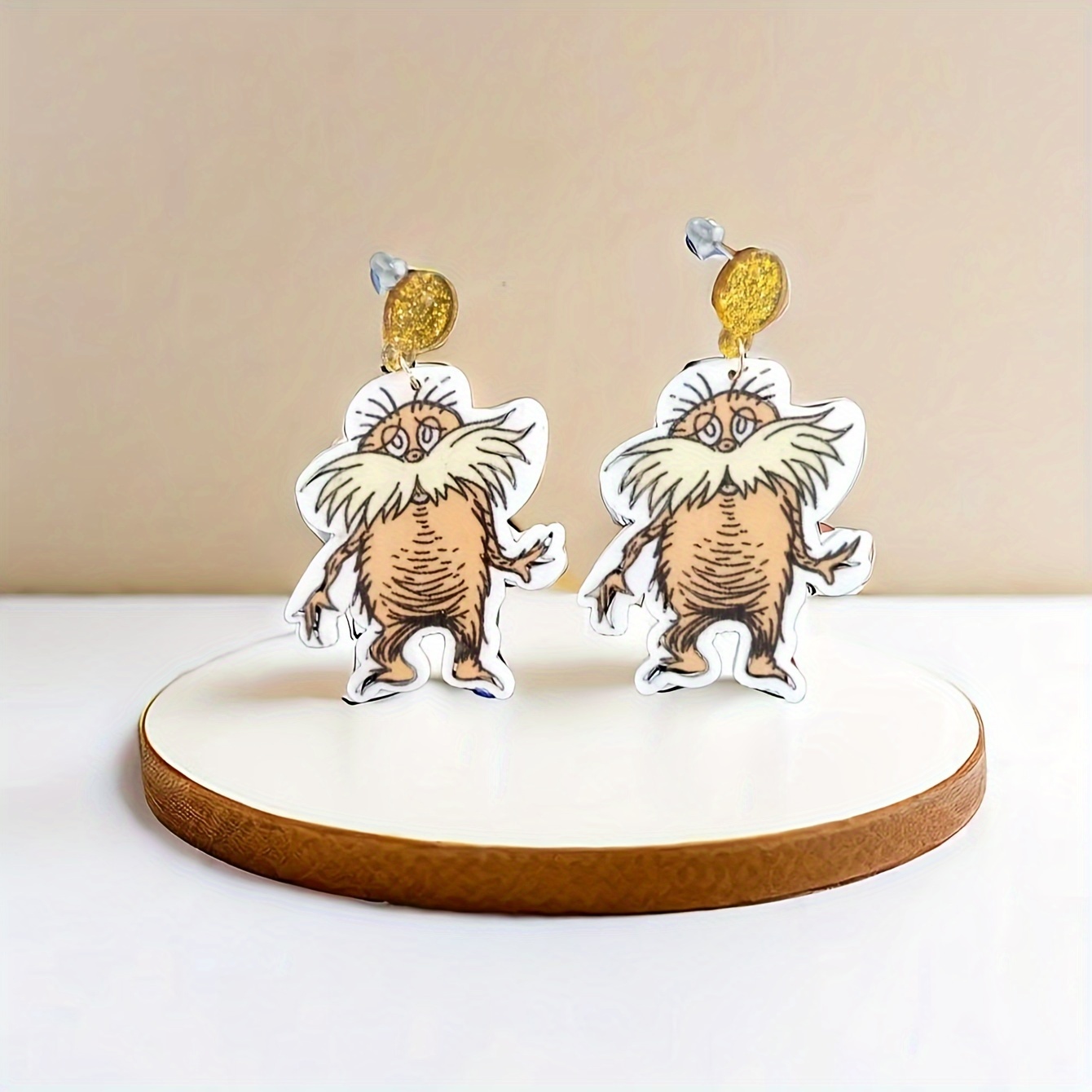 

Fashionable Cartoon Animal Acrylic Earrings