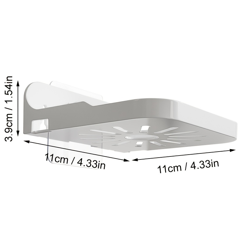 TEMU Wall-mounted Camera Bracket, Monitor Mount, Does Not Damage Walls, Self-adhesive, Space-saving, Secure And Stable, Suitable For Indoor And