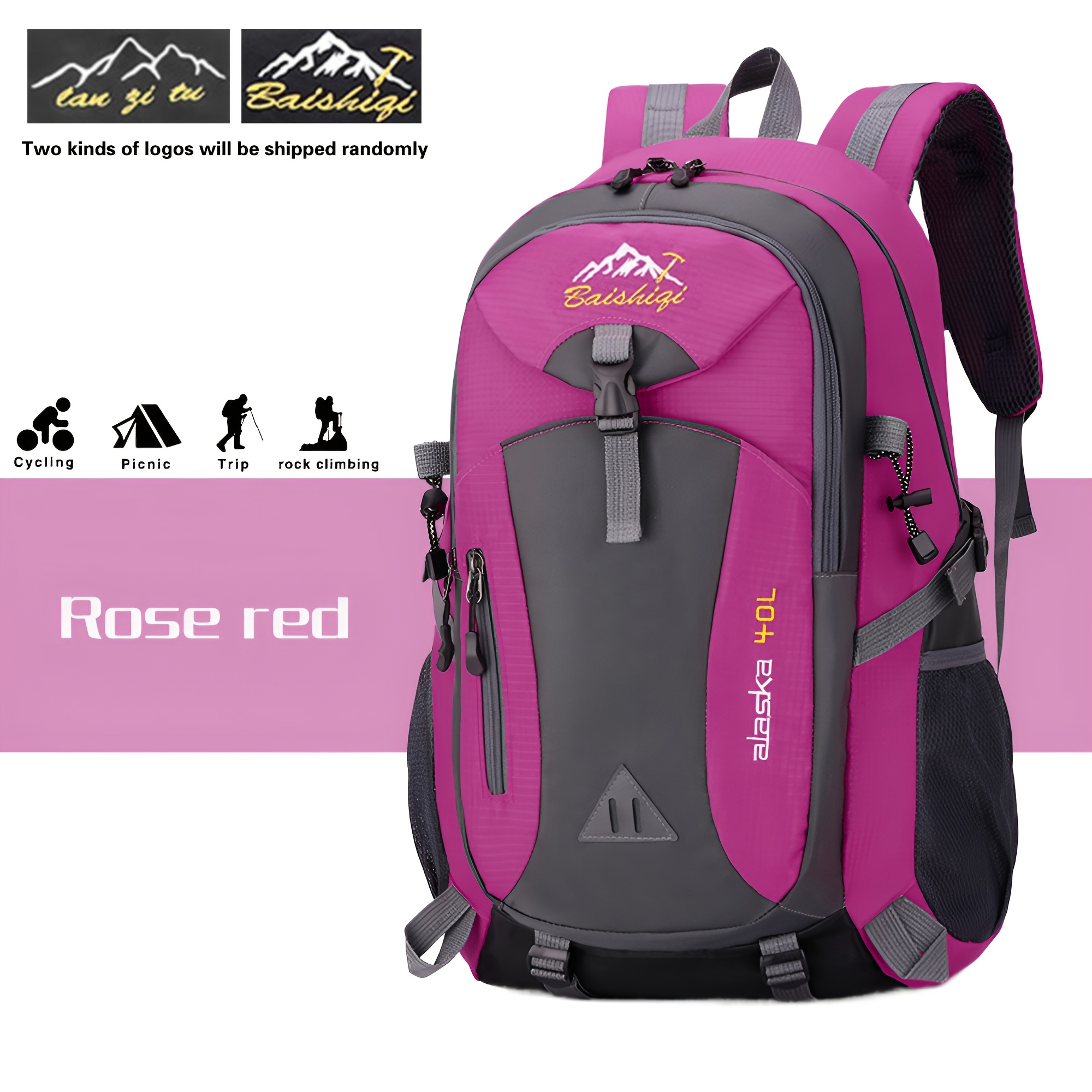 Mochila multifuncional de gran capacidad para exteriores, bolsa de montaña resistente y ligera, mochila para senderismo, bolsa deportiva para entrenamiento, bolsa de viaje elegante, bolsa ligera para ciclismo - Imagen 13