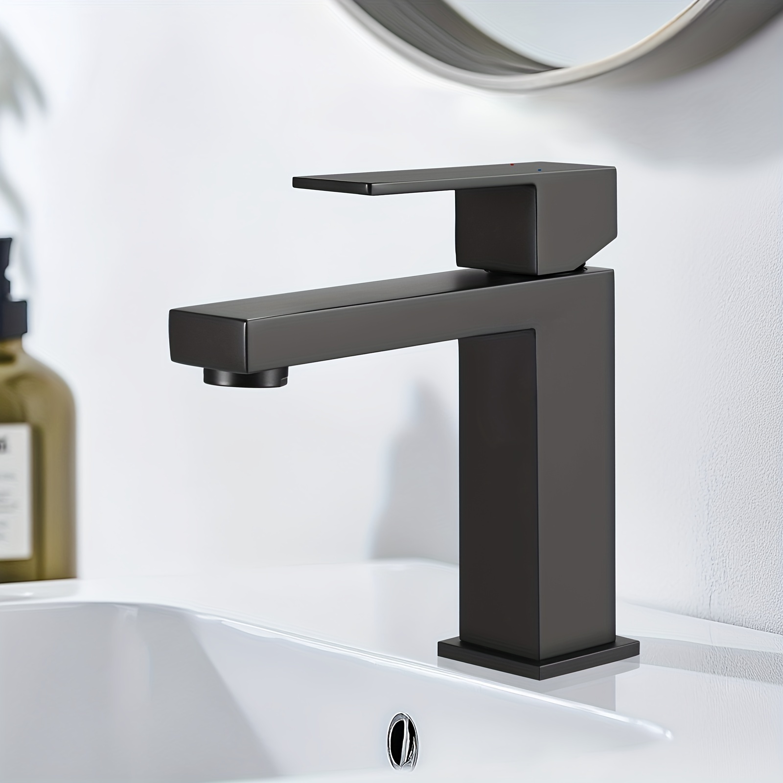 Basin Mixer Black Matt Brass, Bathroom Faucet Black, Basin Mixer, Bathroom Faucet Black For Bathroom, Single Basin Mixer