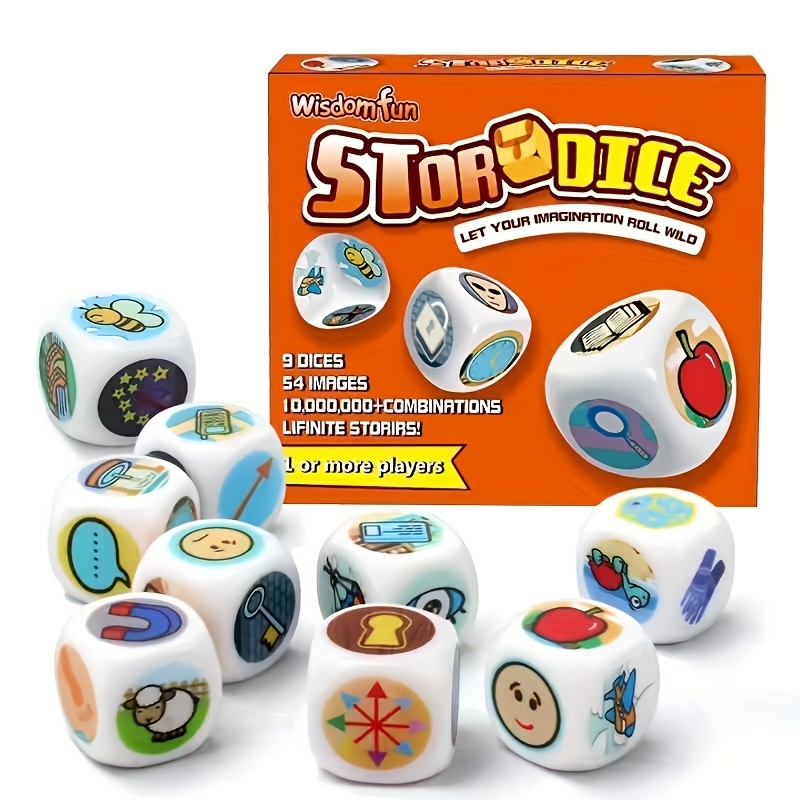 

Story Dice Educational Toy - Interactive Thinking & Game, Dice - Perfect Christmas Gift, Christmas Gift