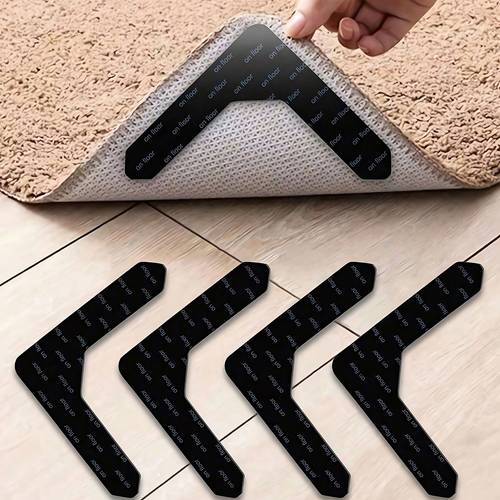 non slip carpet gripper suitable for carpets pu material washable non slip and reusable prevents carpet displacement and curling suitable for living room dining room bathroom carpets back to school supplies