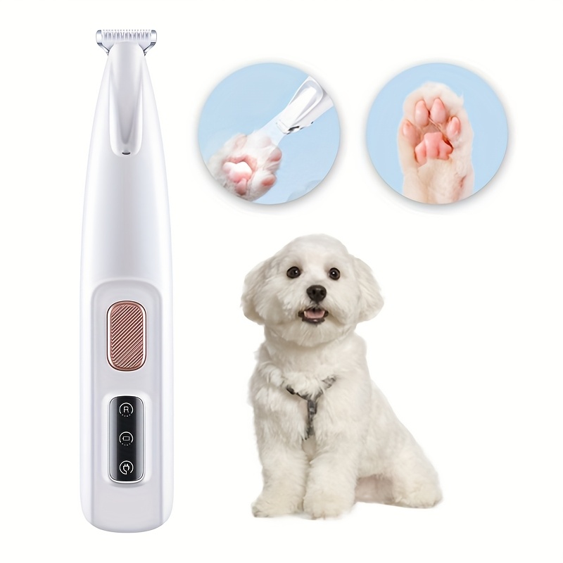 Kit de corte de pelo de mascotas para perros, herramienta de peluquería  eléctrica y silenciosa recargable por USB para gatos y perros, cortadora de  pe