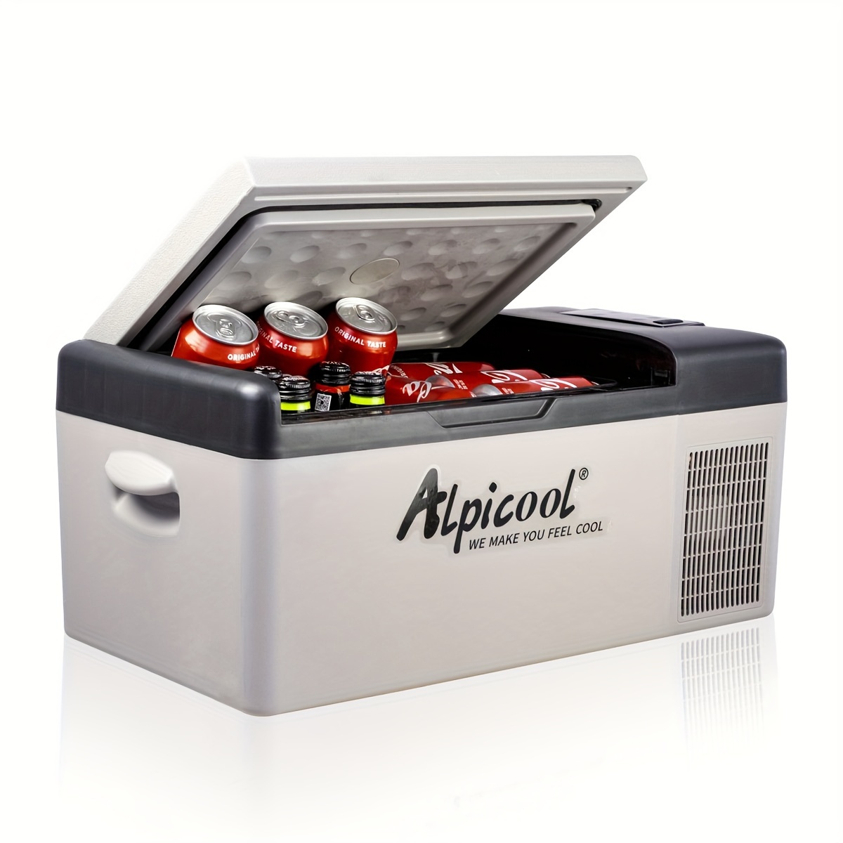 

Alpicool C15/c20 Portable Fridge, 21 Quart Freezer, 12 Volt Car Refrigerator, For Fishing, Camping, Rv, Truck, Boat