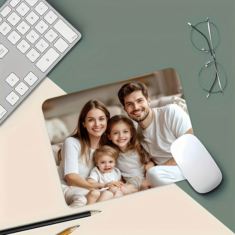 E-shop 1 Stück Mauspad - Personalisiert mit Ihrem Foto/Design - Rutschfeste Basis, Auslaufs- & Hitzebeständig - Großes