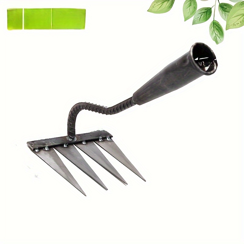 

Versatile Handheld Garden Rake - Ideal For Soil Loosening, Weeding & Backyard Maintenance Gardening Supplies And Equipment Garden Tools