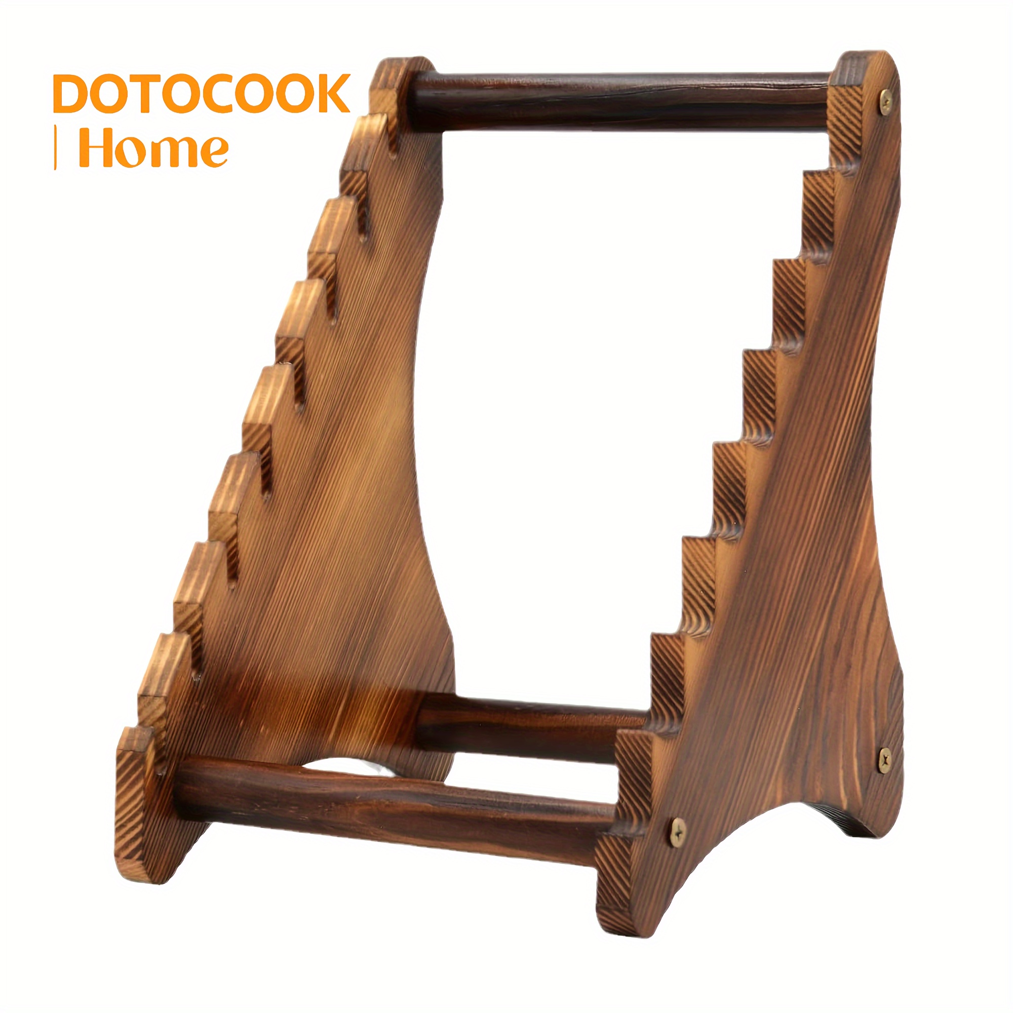 

1 Set Knife , Wood Knife Display Stand , Knife Knife Wooden Display Case For Knife Display, 8 Knives,