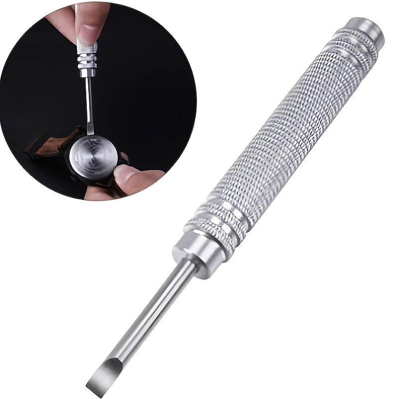 E-shop Uhrenrückseite Öffner Messer Uhr Batteriewechsel Drücken Rückseite Entferner Brechmessers Metall Reparatur Werkzeug