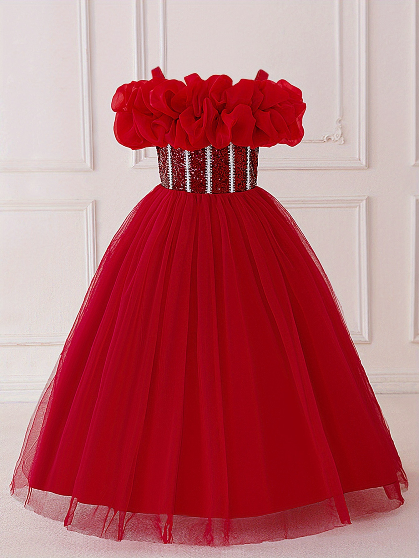 graduation dresses for 10 year old girls Princess Dress Gown Years Girl Gorgeous Shoulder Long Evening Gown Middle Older Childrens study table and dressing table