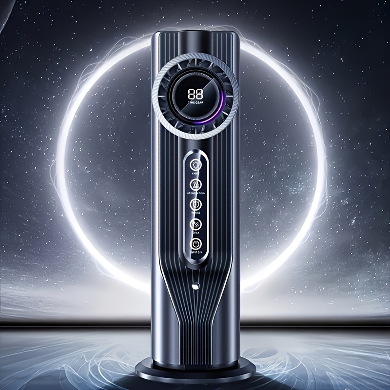 NIJ Experience Refroidissement Rapide en Trois Secondes !  Ventilateur Climatiseur et Humidificateur Portable USB à 6 Vitesses Fonctionne Silencieusement et Efficacement, avec une Minuterie de Six Heu
